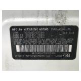 2014 Mitsubishi Mirage ES