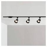 Lot of Hampton Bay Black Integrated LED Linear Track Step Head Flared 3-Light  Customer Returns See Pictures