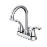 Glacier Bay Alima 4 in. Centerset 2-Handle High-Arc Bathroom Faucet in Chrome Customer Returns See Pictures