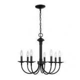7-Light Oil Rubbed Bronze Candle Chandelier Light Fixture Customer Returns See Pictures