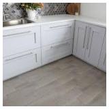 34 Boxes of TrafficMaster Glenwood Fog 7 in. x 20 in. Ceramic Floor and Wall Tile (392.04 sq. ft. / pallet) Customer Returns See Pictures