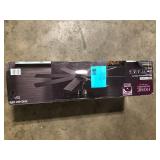 Home Decorators Collection Celene II 62 in. Indoor/Outdoor Matte Black DC Motor Ceiling Fan with Adjustable White Integrated LED w/ Remote Included  Customer Returns See Pictures