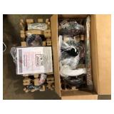 Home Decorators Collection Merwry 52 in. Integrated LED Indoor Matte Black Ceiling Fan with Light Kit and Remote Control  Customer Returns See Pictures