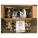 Home Decorators Collection Merwry 52 in. Integrated LED Indoor Matte Black Ceiling Fan with Light Kit and Remote Control  Customer Returns See Pictures