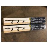 Lot of Hampton Bay Black Integrated LED Linear Track Step Head Flared 3-Light  Customer Returns See Pictures