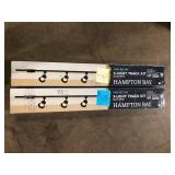 Lot of Hampton Bay Black Integrated LED Linear Track Step Head Flared 3-Light  Customer Returns See Pictures