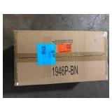 Cayden 6.5 in 1-Light Brushed Nickel Shaded Pendant Light with Clear Plus Etched Opal Glass Shade, No Bulbs Included  Customer Returns See Pictures