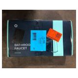 FURUISI Single Handle Mid-Arc Bathroom Faucet with Pop-Up Drain Included and Spot Resistant in Matte Black Customer Returns See Pictures