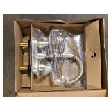 Glacier Bay Alima 4 in. Centerset 2-Handle High-Arc Bathroom Faucet in Chrome Customer Returns See Pictures