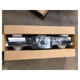 Home Decorators Collection Montrose 23.75 in. 3-Light Contemporary Bronze Dimmable Bathroom Vanity Light with Etched Glass Shade   Customer Returns See Pictures