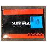 SUMERAIN Modern Double Handle Wall Mounted Bathroom Faucet in Brushed Nickel    Customer Returns See Pictures