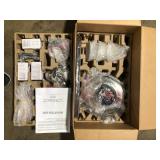 Hampton Bay Glendale III 52 in. LED Indoor Brushed Nickel Ceiling Fan with Light and Pull Chains Customer Returns See Pictures