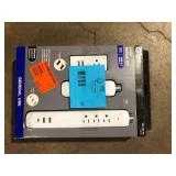 Commercial Electric 4 ft. Multiple Outlet and Wall Mounted Surge Protector Set (3-Pack) Customer Returns See Pictures