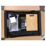 Glacier Bay Zero Radius 32 in. Drop-In Single Bowl 18 Gauge Stainless Steel Kitchen Sink with Accessories Customer Returns See Pictures