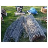 Rolls chain linked fence