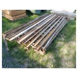 pallet racking- 4 uprights and 9 cross beams
