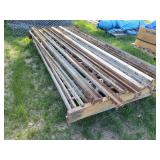 pallet racking- 4 uprights and 9 cross beams