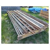 pallet racking- 4 uprights and 9 cross beams