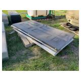 4 steel door slabs