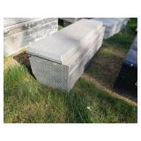 aluminum dimond plate toolbox 61" x 19" x 20"