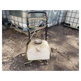 master mfg Electric sprayer on wheels- no charger