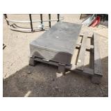 Metal storage box 42" x 18" x 6.5"