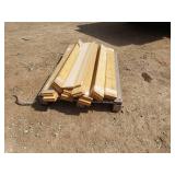 pallet of Window sash trim