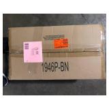 Cayden 6.5 in 1-Light Brushed Nickel Shaded Pendant Light with Clear Plus Etched Opal Glass Shade, No Bulbs Included Customer Returns See Pictures