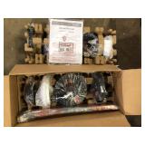 Home Decorators Collection Merwry 52 in. Integrated LED Indoor Matte Black Ceiling Fan with Light Kit and Remote Control Customer Returns See Pictures