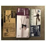 Lot of Assorted Ceiling Lighting Fans Missing Pieces Various Models and Conditions Customer Returns  See Pictures
