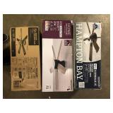 Lot of Assorted Ceiling Lighting Fans Missing Pieces Various Models and Conditions Customer Returns  See Pictures
