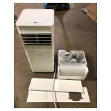 Vissani 5,000 BTU 115-Volt 3-in-1 Portable Air Conditioner Unit Cools up to 150 sq. ft. with Dehumidifier and Remote in White Missing Pieces Customer Returns  See Pictures