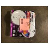 Lot of  Kidde 10-Year Worry-Free Smoke and Carbon Monoxide Detector, Battery Powered with Voice Alarm (2-Pack) Customer Returns  See Pictures