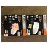 Lot of Commercial Electric 13 in. White Smart Gradient Light Flush Mount with Bluetooth Speaker Powered by Hubspace Customer Returns  See Pictures