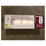 Home Decorators Collection Alberson Collection 3-Light Brushed Nickel LED Vanity Light with Frosted Acrylic Shade  Customer Returns  See Pictures