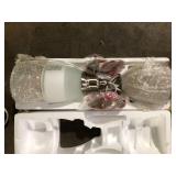 Hampton Bay Riverbrook 1-Light Brushed Nickel Mini Pendant with Frosted White Glass Shade (3-Pack) Customer Returns  See Pictures