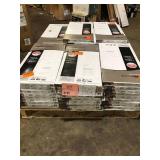 52 Boxes of TrafficMaster White Petrified Wood 4 MIL x 12 in. W x 24 in. L Peel and Stick Waterproof Vinyl Tile Flooring (20 sqft/case) Customer Returns  See Pictures