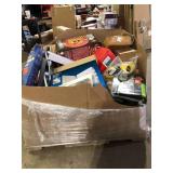 Gaylord of Assorted Plumbing items and housewares, Various Models and Conditions Customer Returns  See Pictures