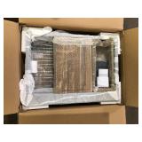 Glacier Bay 30 in Drop-In Single Bowl 18 Gauge Gunmetal Black Stainless Steel Workstation Kitchen Sink with Black Spring Neck FaucetCustomer Returns  See Pictures