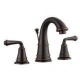 Eden 8 in. Widespread 2-Handle Bathroom Faucet in Rubbed Bronze by Design House  Customer Returns See Pictures