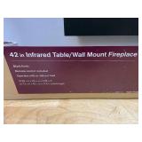 Home Decorators Collection 42 in. Wall Mount Electric Fireplace (Retails for $199)