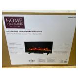 Home Decorators Collection 42 in. Wall Mount Electric Fireplace (Retails for $199)