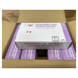 Case of TAC Powdered Free Nitrile Gloves Size Large