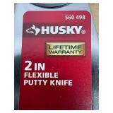 Lot of 2 - Husky 2" Flexible Putty Knives