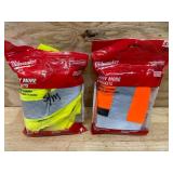 Lot of 2 - Small/Medium Milwaukee Reflector Vests