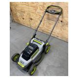 RYOBI 40V HP Brushless 20 in. Cordless Battery Walk Behind Push Lawn Mower Model # RY401017VNM - Tool Only