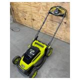 RYOBI 40V HP Brushless 20 in. Cordless Electric Battery Walk Behind Self-Propelled Lawn Mower Model # RY401018VNM - Tool Only