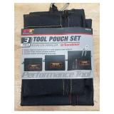 Lot of 3 - Tool Pouch Sets with Carabiner
