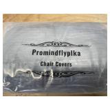 Lot of 3 - Gray Chair Covers