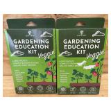 Lot of 2 - Gardening Education Veggie Kit Leaf